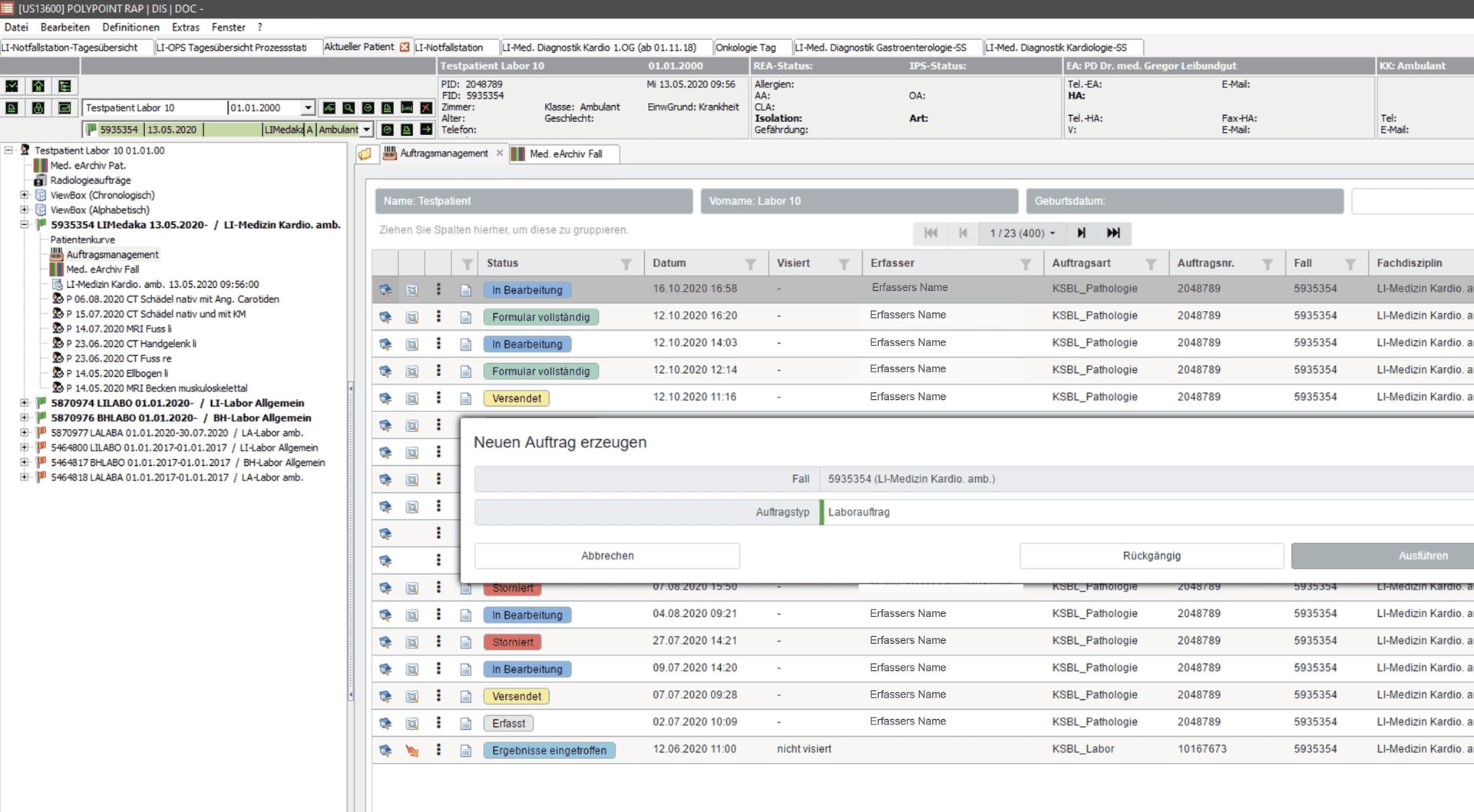 Order Entry einbettung in Dritt-Applikationen